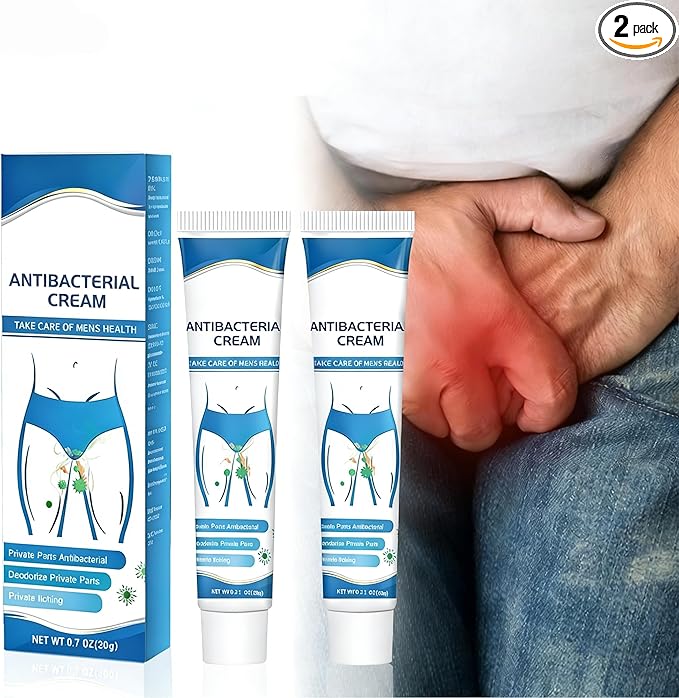 Antifungal Cream 2PCS, Jock Itch & Thrush Relief, Fast-Acting Antibacterial Ointment for Jock Itch and Thrush in Men, Soothing Antiseptic Cream for Skin Comfort, External Use Deodorant Formula
