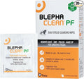 Blephaclean PF Daily Eyelid Wipes - Gentle Cleansing for the eyelids and skin around the eyes | Suitable for Babies (over 3 months old), children & adults | 20 Sterile Plastic-Free Wipes