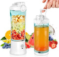 Portable Blender 600ML, Cordless Personal Blender-for Shakes & Smoothies, Leakproof Lid & Sip Spout, BPA Free, USB-C Rechargeable, Mini Blender for Protein Shakes, Blends Ice & Frozen Fruit