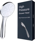 High Pressure Shower Head, Power Shower Head for Low Pressure, Universal Handheld Pressure Boosting Showerhead