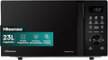 Hisense H23MOBSD1HUK 23 Litre 800W electronic Microwave with Auto Defrost, Digital Display, Smart Cook, Multi level cooking and Easy Clean- Black