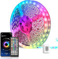 Mexllex LED Strip Lights 30m, Ultra-Long Lights Strip Music Sync Color Changing, Led Lights with App Control Remote, RGB Tape Light for Home Bedroom Party[Energy Class A]