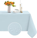 Romanstile Table Cloth Baby Blue pastel Tablecloths wipeable Rectangular,washable Tablecloth water resistant,Table Cover for Party Birthday Picnic dining table Spring Summer decorations,55x78 inch