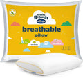 Silentnight Healthy Growth Breathable Pillow - Kids Pillow with Mesh Sides for a Refreshing Nights Sleep - Cotton, Anti Bacterial and Machine Washable, White
