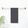 Brushed Towel Rail Wall Mounted, 55CM Hand Towel Holder, SUS304 Stainless Steel Single Towel Bar for Bathroom Kitchen, Drawing Room,Toilet Home