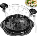 Chicken Shredder, 25cm Visible Chicken Breast Shredder Tool Twister Mince Masher with Brush, Meat Shredder Mince Masher | Heat Resistant, BPA Free, Anti-Slip & Dishwasher Safe, Ergonomic Handle