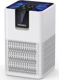 Air Purifiers for Home Large Room Up to 1250 Ft²,MOOKA H13 HEPA Air Purifier for Pets Dust Odor Smoke,Aromatherapy Function,Air Cleaner with 15dB Quiet Sleep Mode for Bedroom Office Living (White)