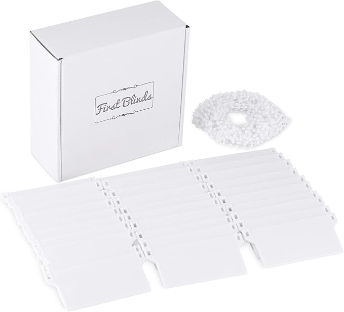 Vertical blind set 30 bottom weights and 6 meter chain 89mm (3.5 inches)-Replacement Spares