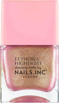 Nails Inc Euphoria Highlight, Dream Dust, Pink Shimmer, No Chip, Long Lasting, Quick Dry, Air Dry, Professional Manicures & Pedicures, Fingernails & Toenails, Vegan Nail Polish, 14 ML