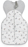 Love To Dream Swaddle Up, Medium 6-8.5 kg - White, Snug Fit, Supports Healthy Sleep Routine, 2.5 TOG - Ideal for 16-20°C Temperatures, Machine Washable Cotton & Double Zip for Easy Nappy Changes