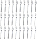 36-Piece Stainless Steel Fork Set - 7.1 Inch Cutlery for Dinner, Table, Cake, and Dessert - Dishwasher Safe - Home Kitchen & Restaurant