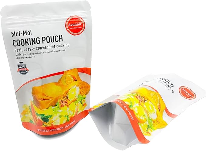 Moi Moi Cooking Pouch - Pack of 50 - Premium Quality, Reusable, Non-toxic, BPA-Free, Non-stick, Freezer-safe, Perfect for Moin Moin, Okpa, Ekuru & More