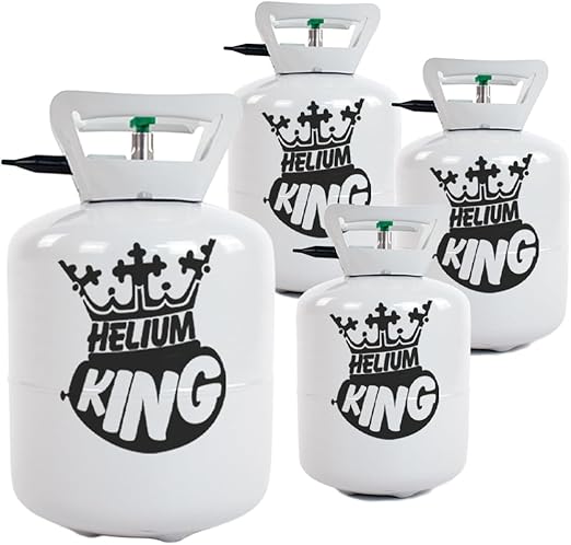 Large Gas Cylinder - Fills 50 Balloons - Pack of 4