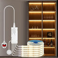 Cabinet Light COB LED Strip Lights 6-in-1 Dimmable Touch Control for Display Cabinets, Wardrobes, Kitchen, Wine Cabinets, Showcase & Shelf Lighting (Warm Light, 3.3ft)[Energy Class F]