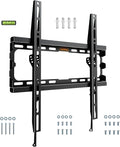 VonHaus TV Wall Bracket for 32-75" Screens, Ultra-Slim TV Bracket with Spirit Level, Flat to Wall Mount, 55kg Capacity, Max VESA: 400x400mm