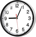 Wall Clock Silent & Non Ticking Modern Quartz 9"- Battery Operated Digital Quiet Sweep Office/home/school/Kitchen Decor Clocks