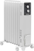 Dimplex 2KW Oil-Free Column Radiator, White – Adjustable Thermostat & 3 Heat Settings, 3 Year Warranty, Energy Efficient Electric Heater for Home & Office Use, ECR20