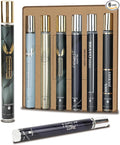 Premium Men's Fragrance Gift Set - 6x40ml Long-Lasting Eau de Parfum Collection with ambergris & Mandarin orange Notes - Luxury Cologne & Aftershave