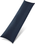 Utopia Bedding Bolster Pillow Pack of 1, (Double, 4Ft 6 Inch), Full Body Pillow, Soft Hollowfiber Filling, Long Pregnancy Pillow for Maternity Support and Side Sleeper (Navy)