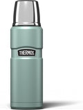Thermos Stainless King 470ml Multi- Purpose Thermos Flask - Original-Style Flask can be Used as Travel Mug or Insulated Water Bottle for Daily Commute & Weekend Adventures – Duck Egg