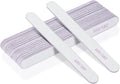 URAQT Professional Nail Files 100/180 Grit, 15 PCS Double Sided Emery Boards Washable Nail Files, Fingernail Buffering Files Manicure Tools Nail Styling Tools (Grey)