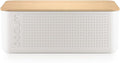 BODUM 11555-913 BISTRO Bread box, White, Mushroom, L