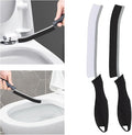 Hard Bristle Crevice Cleaning Brush UK, 2Pcs Bathroom Tile Groove Gap Cleaning Brush, Grout Cleaner Brush, Cleaning Tool for Window, Kitchen, Sink, Tub, Shower, Toilet (2, Black)
