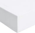 RUIKASI King Fitted Sheet Deep - White Bottom Sheet for Kingsize Bed with 40cm 16 Inches Extra Deep Sided Pocket, Soft Microfiber Bedsheet Ultra Deep Fit with Mattress