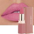 Lipstick, Matte Lipsticks Long Lasting Red Waterproof Sweatproof Natural Nude Moisturizing Hydrating High Pigted Smooth Velvet Texture Lip Stick Makeup Gift