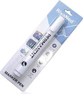 White Acrylic Pens,Waterproof Permanent Marker 2.0mm Quick-drying Suitable for ceramic, stone, canvas, metal, wood, glass, Easter eggs, Christmas decoration design painting.