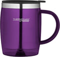 Thermos 187097 ThermoCafé Translucent Desk Mug, Purple, 450 ml, 1 Count (Pack of 1)