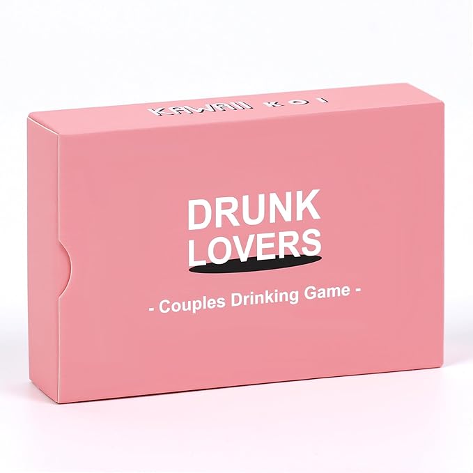 DRUNK LOVERS - Couples Drinking Game for Date Night, 54 Game Cards, Couples Games, Romantic Valentines, Card Game for Couple