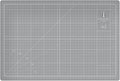Cathedral Products A3 Double-Sided Self-Healing Cutting Mat | 3mm Thick | Metric and Imperial Grids | Grey