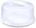 ACCURATE Plastic Cake Box, White (ROUND)