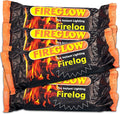 FIREGLOW 15 x Instant Lighting Firelog, Unflavored, Burns for up to 90 Minutes, Perfect for Open Fires, Fire Pits and Chimineas, Made from Compressed Wax and Sawdust