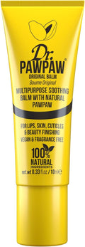 Dr.PAWPAW Original Balm 10ml, Natural Pawpaw Multi Purpose Hydrating Lip and Skin Balm, Moisturises Dry Lips Skin Nails and Hair, Vegan and Cruelty Free Everyday Essential