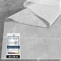 Anti Slip Rug Underlay 60 x 150 cm, Non Slip Mat Cut to Size, Rug Carpet Gripper Liner for Laminate and Wooden Floors, Multipurpose Anti Slip Mat for Drawers, Shelves, and Carpets (White)