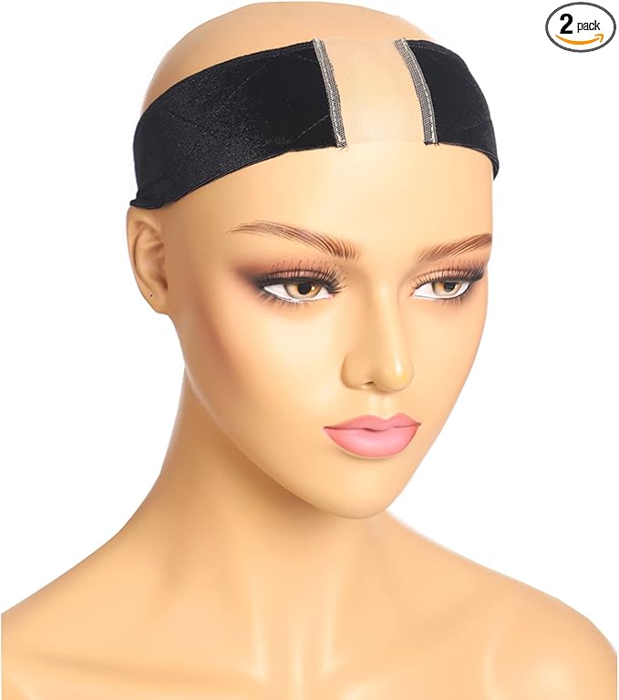 Elastic Wig Grip Headband, Non-Slip Velvet Band for Securing Women’s Wigs & Scarves, Thin Design
