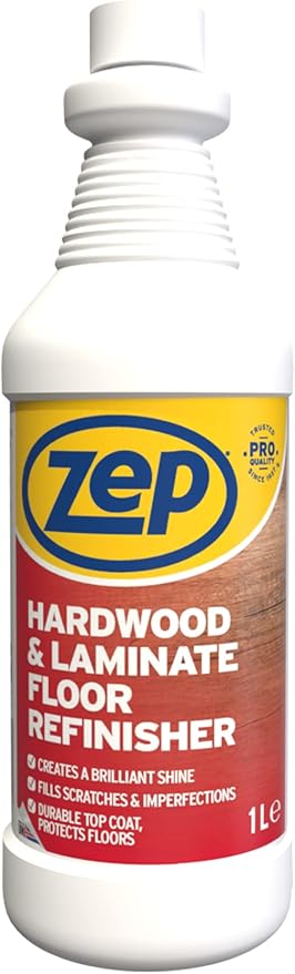 Zep Hardwood & Laminate Floor Refinisher - 1L, laminate floor polish, wood floor polish, wood oil, floor polisher, floor cleaner, floor buffer, wood polish