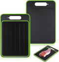 4 in 1 Miracle Melt Defrosting Board, Defrosting Tray Double Sided As Chopping Board with Grater, Sharpener, Fast Thawing of Frozen Food & Meat, 31.1Lx21Wcm
