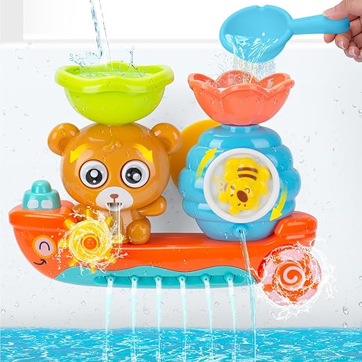 Bath Toys for Toddler,Bath Toys for Babies,Baby Bath Toy for Boys Girls Gifts,Toddler Toys for Boys Girls,Baby Sensory Toys Water Toys