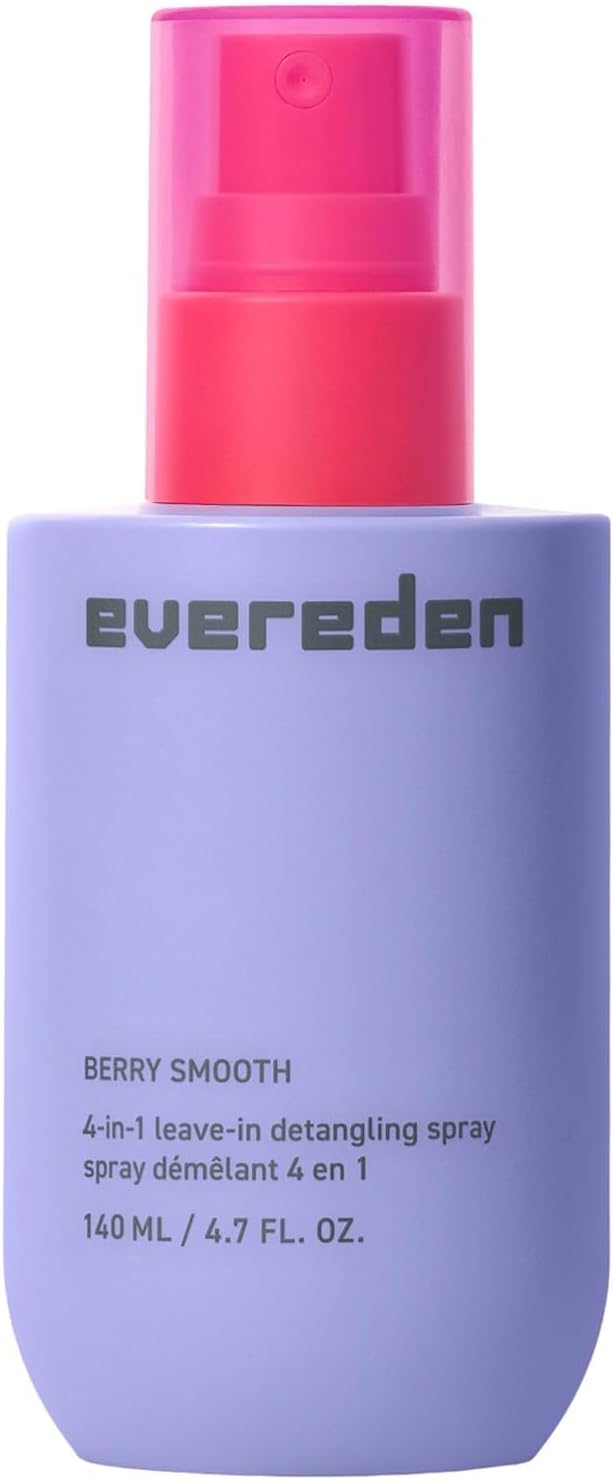 Evereden Kids Hair Detangling Spray: 4-in-1 Leave-In Detangler Spray - Moisturize, Strengthen, Protect, & Easily Tackle Even the Toughest Knots - Clean & Vegan - All Hair Types