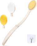 LFJ Long Handled Sponge, Dry Body Brush Bathing Accessories Back Cream Applicator