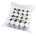 Olympia 8 Hour Tealights White Wax Candles Mood Lighting Pack of 75