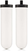 British Berkefeld 7" Ultra Sterasyl Ceramic Gravity Filter Cartridge | 2 Pack| Reduces Contaminants | Suitable for All Gravity Cans | Improves Taste & Odour | NSF Certified Candle Element