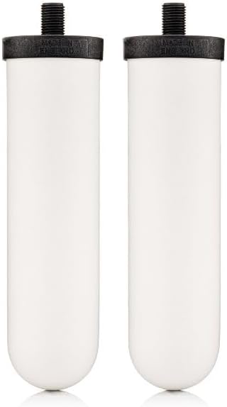 British Berkefeld 7" Ultra Sterasyl Ceramic Gravity Filter Cartridge | 2 Pack| Reduces Contaminants | Suitable for All Gravity Cans | Improves Taste & Odour | NSF Certified Candle Element