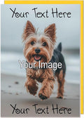 Personalised Pet Photo Greeting Card, Custom Birthday, Thank You Card, Dog Cat Rabbit Hamster Horse