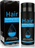 Hair Fibres Black, Professional Quality Fiber Hair Powder, Hair Loss Concealer for Thinning Hair for Women and Men, Best Hair Thickening Products (NO Pump Application)