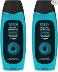 by Amazon Men Fresh 3in1 Shower Gel, 2 x 500ml