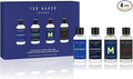 Ted Baker Mini Perfume Set for Him, Gift Set Containing 4 Miniature Fragrances for Men, Skinwear, Skinwear Limited Edition, M & X20, 4 x 15ml